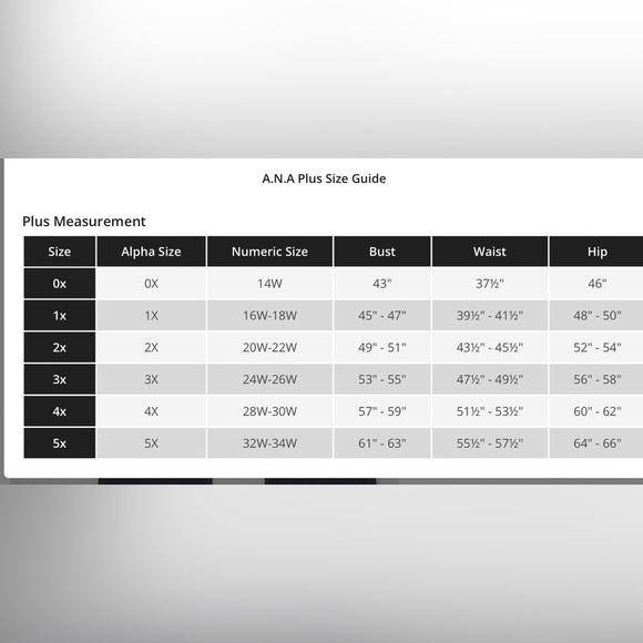 a.n.a - Plus Womens High Rise Flare Leg Jean Size 18W New With Tags - Picture 4 of 6